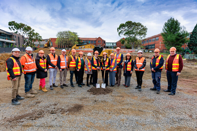 Sod turning ceremony marks the start of Santa Maria College’s Stage 2 Learning Village