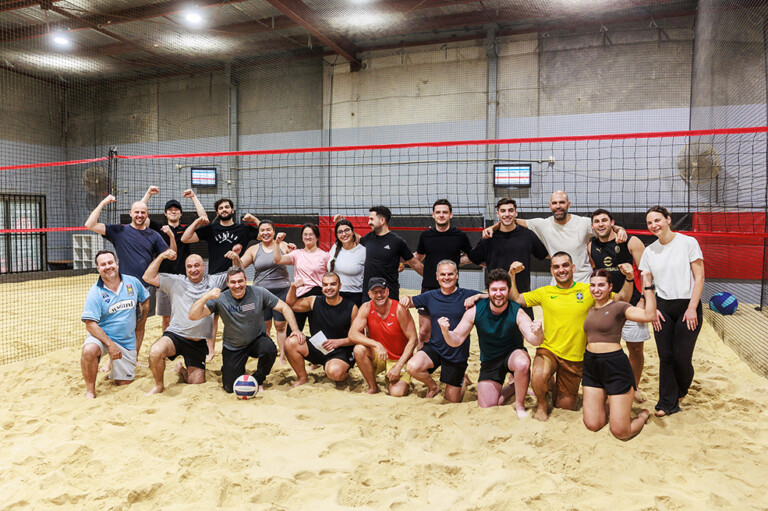 Building Engineering’s annual indoor volleyball tournament