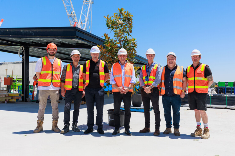 Topping-out ceremony marks major milestone at Bogong Car Park Extension